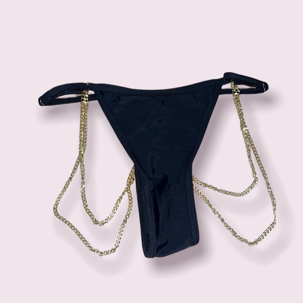 Chain Decor Bikini Bottom